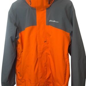 Eddie Bauer Orange and Gray Jacket